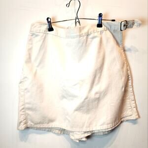 Tan Denim Skort Shorts Skirt Women's XL